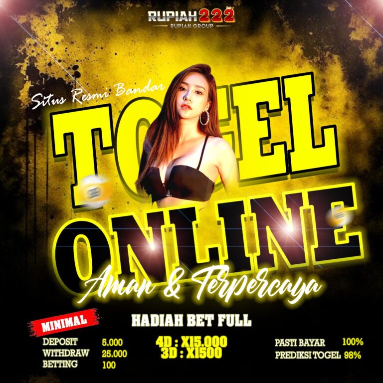 Platform resmi Rupiah222 untuk togel dan slot terpercaya 2026